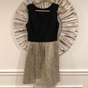 Cynthia Rowley Gold And Black Party Dress